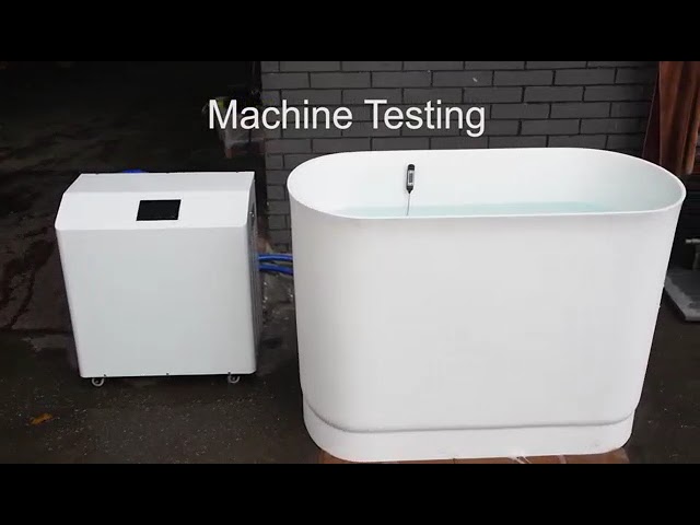 видео компании около Commercial Grade Huge Cooling Capacity High Efficiency Ice Bath Chiller 2HP for Cold Shower