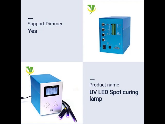 видео компании около UV spot light to dry UV adhesive