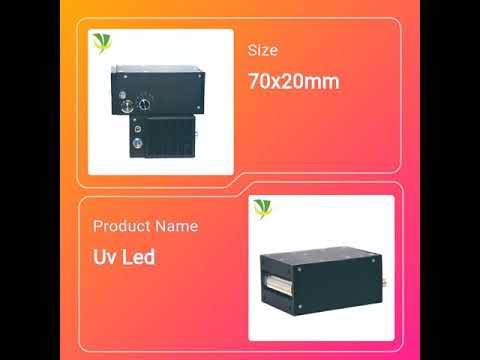 видео компании около 395nm fan cooling uv led unit for printing industry