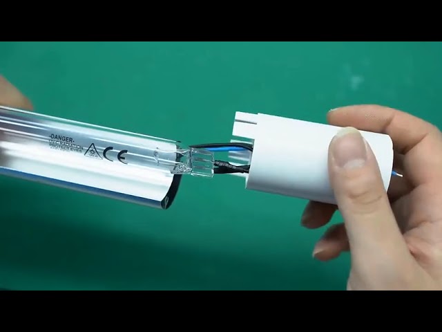 видео компании около Microwave Sensor 20W Quartz UVC Lamp Tube T8 Germicidal UV Sterilizing Lamp